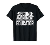 Second Amendment Educator Proud Gun Instructor Patriotic T-Shirt
