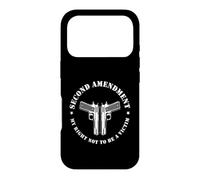 Second Amendment My Right Not To Be A Victim Gun Design Case for iPhone 17 Pro
