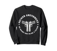 Second Amendment My Right Not To Be A Victim Gun Design Sweatshirt