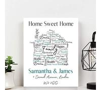Second Ave A5 Personalised Love Home Family Art Print New Home Christmas Birthday Gift