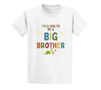 Second Ave Baby/Children's Cute I'm Going to Be A Big Brother Pregnancy Announcement White T Shirt Top