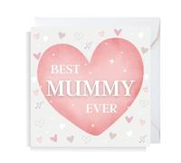 Second Ave Best Mummy Ever Mother's Day Square Mum Mummy Greetings Card