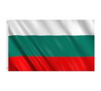Second Ave Bulgaria Flag 5ft X 3ft Large with Brass Eyelets Bulgarian National Sports Party Celebration Banner Flag