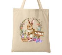 Second Ave Cute Bunny Rabbit Easter Bag Easter Egg Hunt Basket Gift Bag