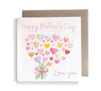 Second Ave Flower Bouquet Square Card Mum Mummy Nan Grandma Mother's Day Card