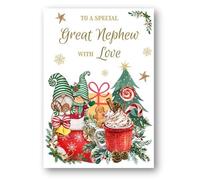 Second Ave Great Nephew Christmas Winter Gingerbread Xmas Holiday Festive Greetings Card