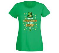 Second Ave Ladies Women's Funny I'm Not A Leprechaun Irish Celebration Green T-Shirt T Shirt