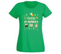 Second Ave Ladies Women's St Patrick's Day Irish Celebration Green T-Shirt T Shirt