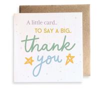 Second Ave Little Card To Say A Big Thank You Teacher Friend Family Thank You Greetings Card