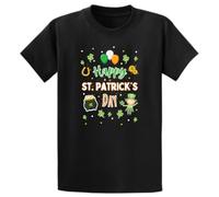Second Ave Men's Adult's Unisex St Patrick's Day Irish Celebration Black T-Shirt T Shirt