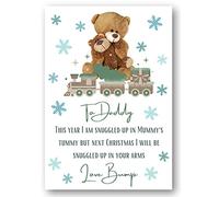 Second Ave Merry Christmas Daddy Love from the Bump Xmas Holiday Festive Greetings Card