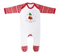 Second Ave My First Christmas Tree on Car Baby Grow Festive Print Babygrow Xmas Romper Sleepsuit Outfit
