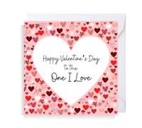 Second Ave One I Love Heart Cupid Valentine's Square Valentine's Day Greetings Card