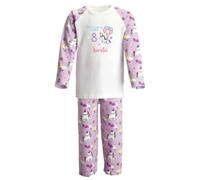 Second Ave Personalised When I Wake Up Birthday Unicorn Print Children's Kids Girls Pyjamas PJ's Multi