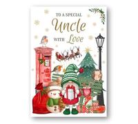 Second Ave Uncle Christmas Winter Postbox Xmas Holiday Festive Greetings Card