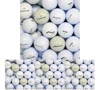 Second Chance 24 Mixed Golf Balls with Carry Bag, White Golf Balls Only