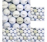 Second Chance 24 Mixed Golf Balls with Carry Bag, White Golf Balls Only