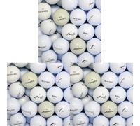 Second Chance 24 Mixed Golf Balls with Carry Bag, White Golf Balls Only