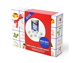 Second Chance Christmas XMAS 12 Golf Balls Gift Pack - Pre-wrapped Present, Mix