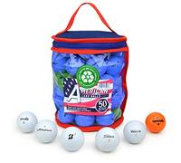 Second Chance Lake Golf Balls with Reuseable Carry Bag - Select 25, 36, 50 or 100 Golf Balls