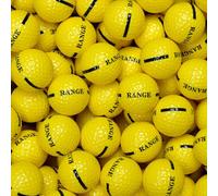 Second Chance Range Golf Balls - 1 Piece Construction, 80 Compression, Standard Golf Balls for Driving Ranges, 100 Yellow Golf Balls