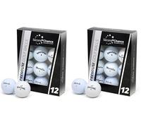 Second Chance Recycled Lake Golf Balls, 12 Pack, Mixed Golf Balls, Ideal for Practice and Play, Golf Ball Assortment, White
