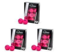 Second Chance Recycled Lake Golf Balls, 24 Pack, Mixed Golf Balls, Ideal for Practice and Play, Golf Ball Assortment, Pink