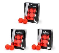 Second Chance Recycled Lake Golf Balls, 24 Pack, Mixed Golf Balls, Ideal for Practice and Play, Golf Ball Assortment, Red