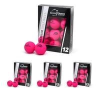 Second Chance Recycled Lake Golf Balls, 48 Pack, Mixed Golf Balls, Ideal for Practice and Play, Golf Ball Assortment, Pink