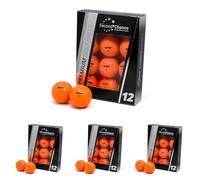 Second Chance Recycled Lake Golf Balls, 48 Pack, Mixed Golf Balls, Ideal for Practice and Play, Golf Ball Assortment, Orange