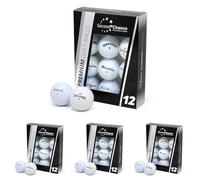 Second Chance Recycled Lake Golf Balls, 48 Pack, Mixed Golf Balls, Ideal for Practice and Play, Golf Ball Assortment, White