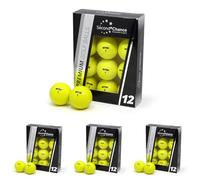 Second Chance Recycled Lake Golf Balls, 48 Pack, Mixed Golf Balls, Ideal for Practice and Play, Golf Ball Assortment, Yellow