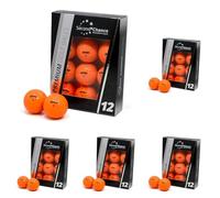 Second Chance Recycled Lake Golf Balls, 60 Pack, Mixed Golf Balls, Ideal for Practice and Play, Golf Ball Assortment, Orange