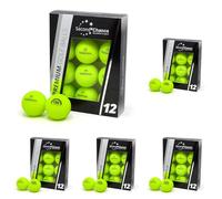 Second Chance Recycled Lake Golf Balls, 60 Pack, Mixed Golf Balls, Ideal for Practice and Play, Golf Ball Assortment, Green