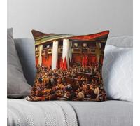 Second Congress Of The Comintern Pillowcase Polyester Linen Velvet Pattern Zip Decor Pillow Case Bed Cushion Cover