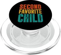 Second Favorite Child Retro Sister Brother Siblings Twins PopSockets PopGrip for MagSafe