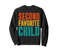 Second Favorite Child Retro Sister Brother Siblings Twins Sweatshirt