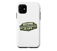 Second Fermentation Is Life Kombucha SCOBY Brewer Gift Case for iPhone 11