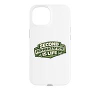 Second Fermentation Is Life Kombucha SCOBY Brewer Gift Case for iPhone 15
