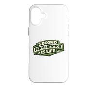Second Fermentation Is Life Kombucha SCOBY Brewer Gift Case for iPhone 16 Plus