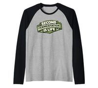 Second Fermentation is Life Kombucha SCOBY Brewer Gift Raglan Baseball Tee