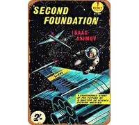 Second Foundation - Isaac Asimov Poster Metal Tin Sign Vintage 8x12 Inch