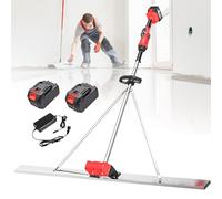 Second Generation Cordless Vibrating Tool, Electric Concrete Screed Machine, Brushless Motors, 2 × 25000mA Lithium Batteries, High-Performance Motor OneMotor1.5M
