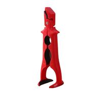 Second Generation Upgraded Three in One Anti Scald Clip Bowl Clamp Kitchen Silicone Clip Anti Slip Bowl Clamp Household Tray Holder Hot Plate Clamp (Red)