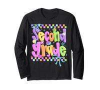 Second Grade Back to School Student Teacher Design Long Sleeve T-Shirt
