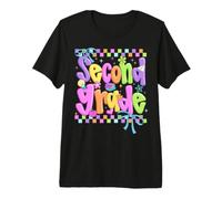 Second Grade Back to School Student Teacher Design Premium T-Shirt