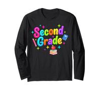 Second Grade Back to School Teacher Student Happy Day Long Sleeve T-Shirt