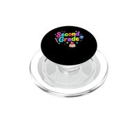 Second Grade Back To School Teacher Student Happy Day PopSockets PopGrip for MagSafe