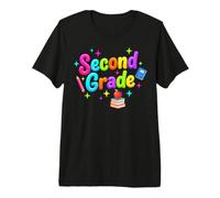 Second Grade Back to School Teacher Student Happy Day Premium T-Shirt