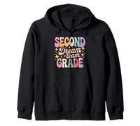 Second Grade Dream Team First Day 2nd Grade Teachers Gifts Zip Hoodie